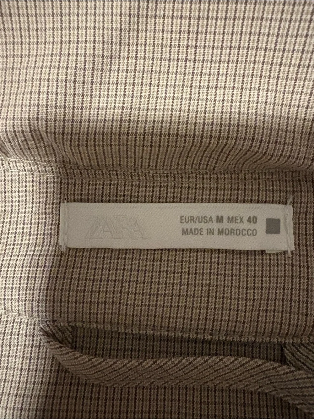 Zara Taupe-Beige Lightweight Zip Shirt Jacket Medium NWT